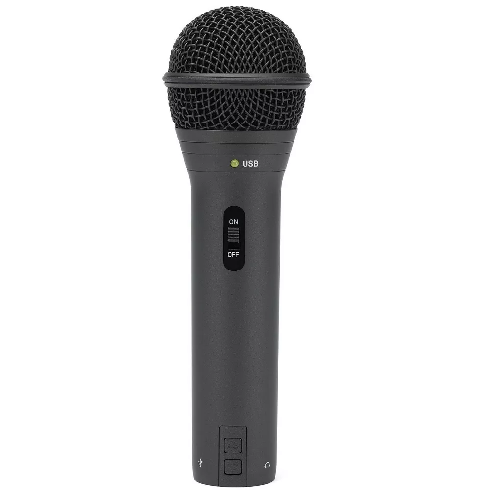 Microphone dynamique cardioïde portable USB XLR pour podcast et enregistrement vocal